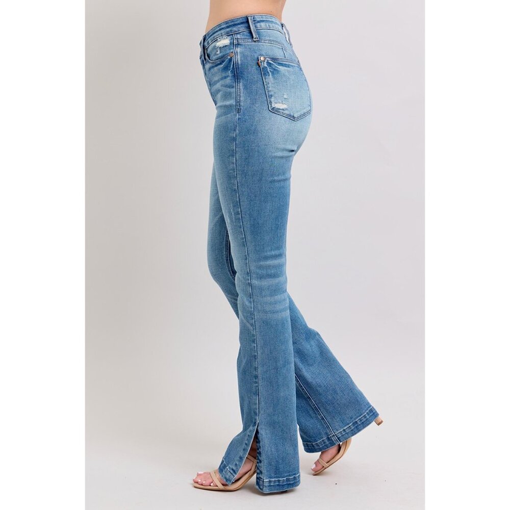 Judy Blue Tummy Control, Women's Boot Cut Jeans - Light Blue